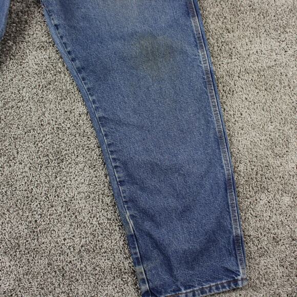 Wrangler FR Flame Resistant Jeans Mens 40x30 Blue Denim Workwear Safety - Picture 4 of 14